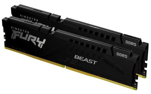 Kingston Technology Kingston FURY Beast – Arbeitsspeicher DDR5 32 GB (2×16 GB) 6000 MT/s CL30, EXPO, Schwarz