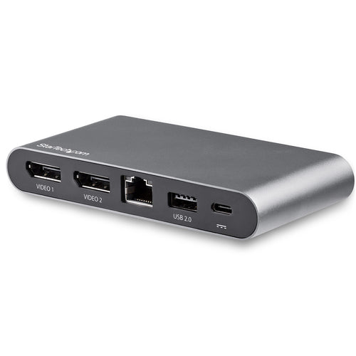 StarTech.com Multiport-Adapter – USB-C, 2× DP, 2× USB-A, 1× USB-C, 100 W PD, GbE, für Windows