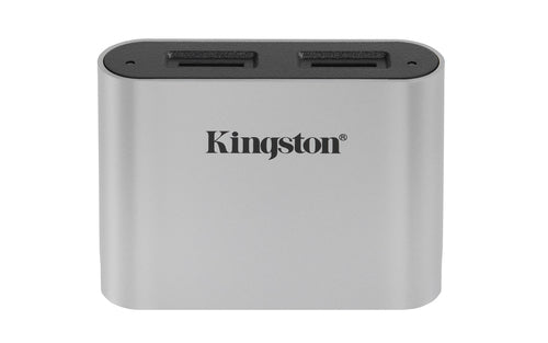Kingston Technology Kingston Workflow Dual-Slot Kartenleser – microSD/microSDHC/microSDXC – USB-C 3.2 Gen 1 – 5 Gbit/s