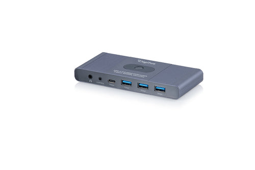 Digitus Core Line – 2-Port HDMI/USB-C KVM-Switch – 4K/60 Hz, USB 3.0-Hub