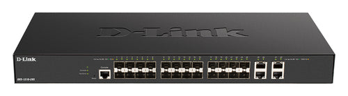 D-Link DXS-1210-28S – Managed Switch – 4×10G RJ45, 24×SFP+, L2+/L3, 1U