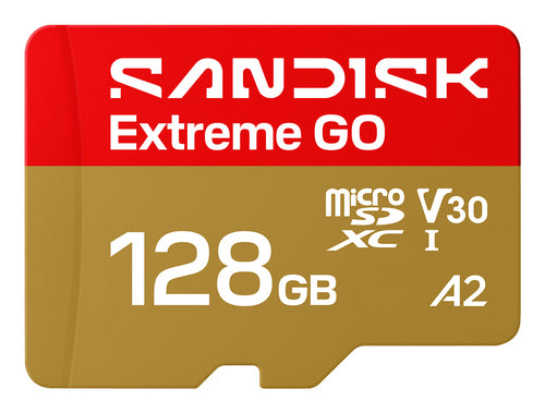 SanDisk Extreme GO microSDXC 128 GB – UHS-I, 240/120 MB/s