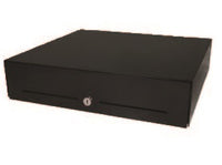 APG Cash Drawer APG SL3000 – Kassenschublade / Kassenladen-Einsatz, 5 Scheine/8 Münzen, Schwarz