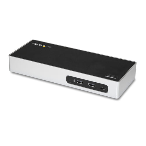 StarTech.com Dockingstation – USB-A, 1× HDMI, 1× DVI, 6× USB-A, GbE, 3,5 mm Audio, für Windows/Mac