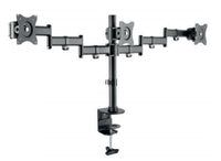 Hagor 8709 – Tischhalterung, Tischklemme, bis 27", VESA 75 × 75/100 × 100 mm, 8 kg, schwarz