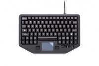 Gamber-Johnson Tastatur, einfarbige Beleuchtung (grün), mit Touchpad