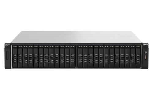 QNAP TS-H2490FU-7302P-256G Allgemeines Speichergerät – NVMe, 2U, 24 Einschübe, 2,5", 16C/32T 3,0 GHz