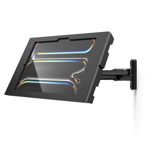 Compulocks Tablet-Wandhalterung – für iPad Pro 11" (M4/M5), VESA 75×75/100×100, abschliessbar – Schwarz