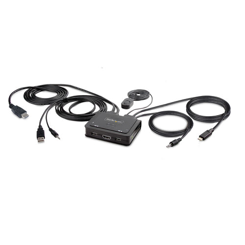 StarTech.com C2-H46-UAC-CBL-KVM – KVM-Switch, 2-Port, Hybrid-Kabel