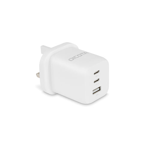 DICOTA Netzteil (UK) – 65 W, GaN, 3 Ports