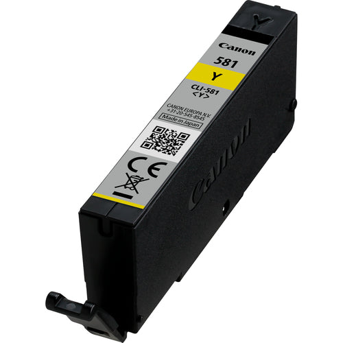Canon Tintenpatrone CLI-581, Gelb, 259 Seiten – für Tintenstrahldrucker/Multifunktionsgeräte