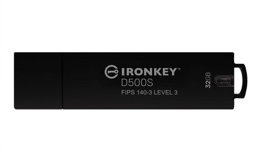Kingston Technology Kingston IronKey D500S USB-Stick – 32 GB, FIPS 140-3 Level 3 (ausstehend), AES-256
