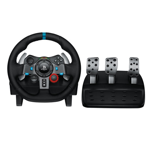 Logitech G G29 – Lenkrad + Pedale – USB (kabelgebunden), Force-Feedback, Schwarz – für PS5, PS4 & PC