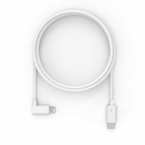 Compulocks Kabel – USB‑C auf Lightning 1,8 m, abgewinkelt, Weiss – für iPhone/iPad