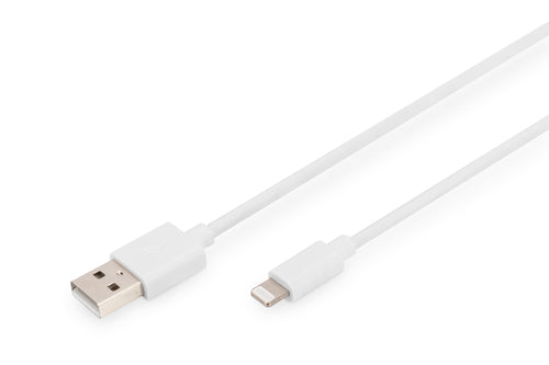 Digitus USB auf Lightning Kabel, 2 m, Weiss