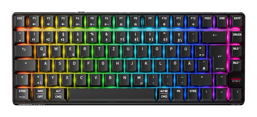 CHERRY K33 Compact – Kompakte Tastatur – Kabellos – QWERTZ (DE) – Schwarz