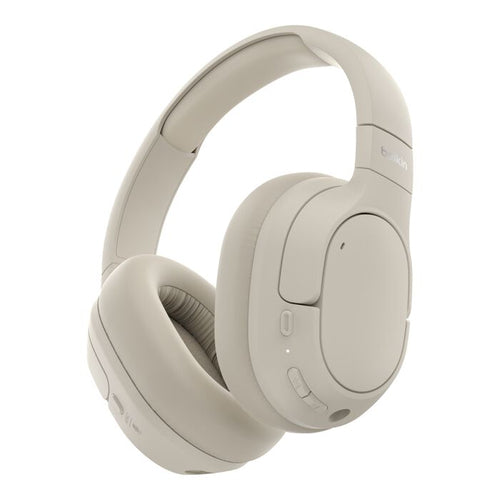 Belkin SoundForm Isolate – Over-Ear Kopfhörer – kabelgebunden – Sand