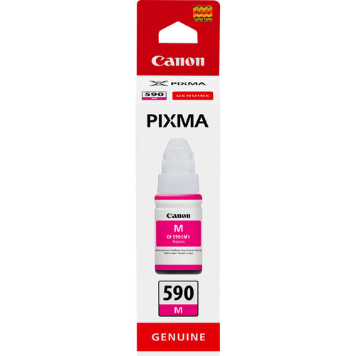 Canon Tintenpatrone GI-590M, Magenta, 70 ml – für Tintenstrahldrucker/Multifunktionsgeräte