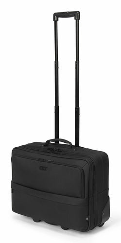 DICOTA Multi Roller Eco CORE Notebook-Tasche bis 17,3" – wasserabweisend, recyceltes PET – schwarz