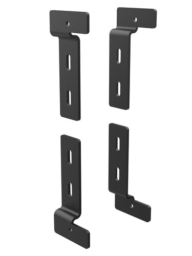 Vogel's Seitenblenden-Halter – Schwarz, 4er-Pack