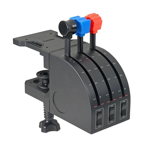 Logitech G Saitek Pro Flight Throttle Quadrant – Joystick – USB (kabelgebunden), 6 Tasten, für PC (Windows)