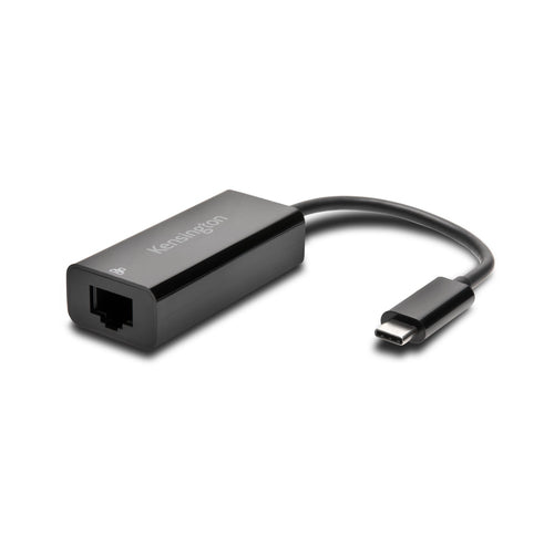 Kensington CA1100E Netzwerkadapter USB-C zu RJ-45 – 1 Gbit/s, 1× RJ-45, Plug & Play, für Chrome OS/Windows