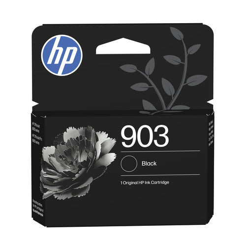 HP 903 Schwarz Tintenpatrone (Original) – 300 Seiten – für OfficeJet 6950, OfficeJet Pro 6974 – T6L99AE