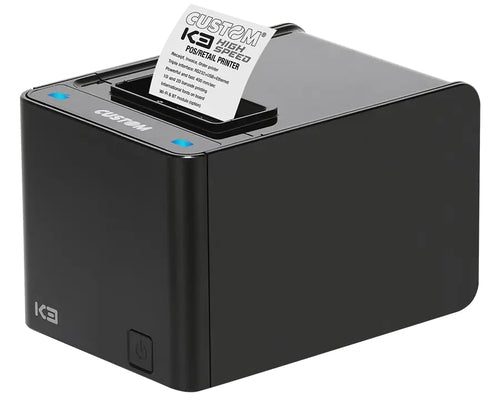 CUSTOM K3 – Etikettendrucker, Thermodirekt, USB, LAN, RS-232