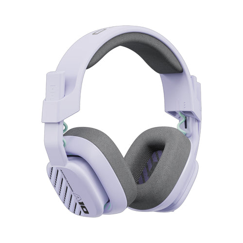 ASTRO Gaming A10 Gaming-Headset – Over-Ear, Stereo, Kabelgebunden, 3,5 mm Klinke, Grau/Lila