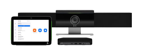 Poly SMRB ZR UVB+PC WTC10 (ABB) – Videokonferenzsystem mit Studio-USB-Videobar & HP-PC (TC10)