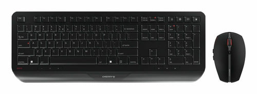 CHERRY Tastatur, kabellos (2,4 GHz), US-Layout (EN) – für Windows 10 & Windows 11 und andere