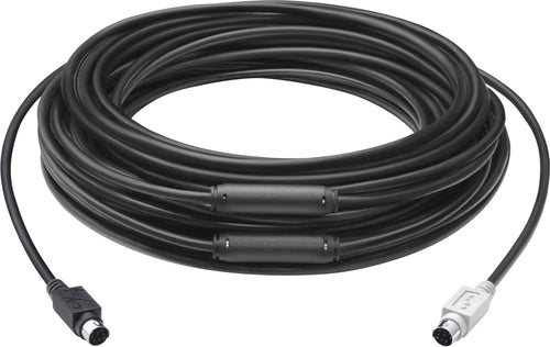 Logitech 939-001490 – Verlängerungskabel 15 m – 2× 6-poliger Mini-DIN (männlich), für Logitech Group