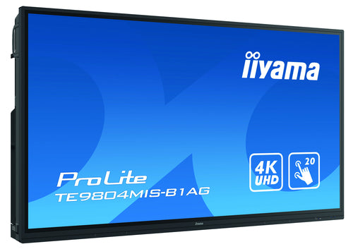 iiyama Interaktives Touch-Display, 98", Ultra HD 4K, IPS, Touch (20-Punkt IR)