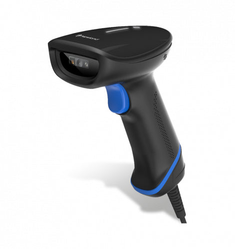 Newland HR23 DORADA – Barcodeleser – USB – mit 2D CMOS, Handscanner – Kabel (USB, 3,5 m Spiralkabel)