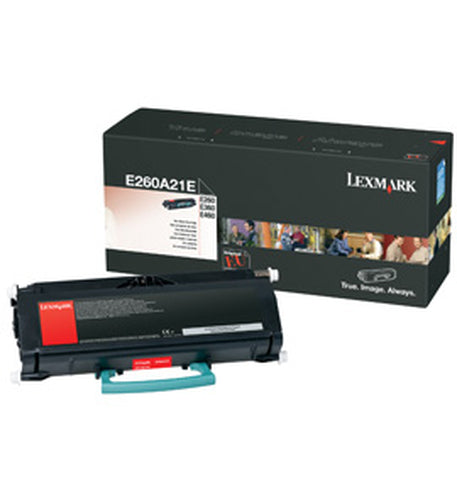 Lexmark Toner – Schwarz, 3500 Seiten – für Lexmark E260/E360/E460 und andere