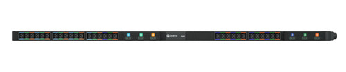 Vertiv Rack-PDU Basic, 0U vertikal, 3-phasig 22 kW 32 A 230/400 V, 24×AC-Ausgänge, 1682×51×64 mm – schwarz