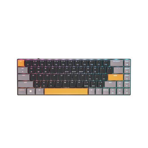 CHERRY MX-LP 2.1 Compact – Tastatur, kabellos (Bluetooth), US-Layout (EN), mechanisch (MX-LP), schwarz