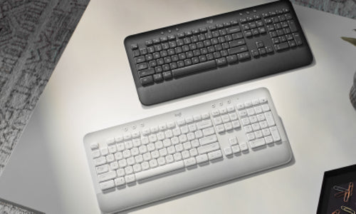 Logitech Signature K650 – Tastatur, UK-Layout (EN), Dunkelgrau