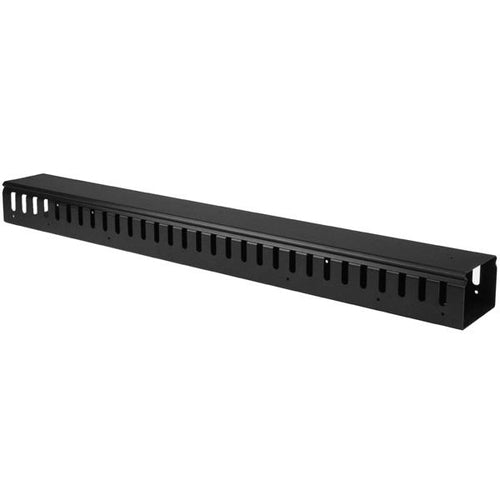 StarTech.com 19" Kabelmanager – 0U vertikal – 852,2 × 100 × 73 mm – Kunststoff/Stahl – Schwarz