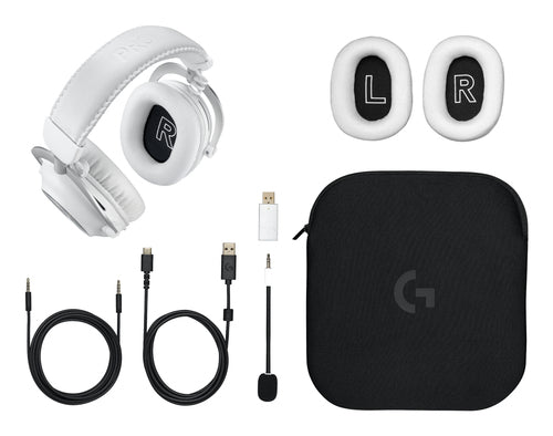Logitech G PRO X 2 LIGHTSPEED Gaming-Headset – Over-Ear, Kabel + BT, mit USB-A-Dongle, für PS5, PS4