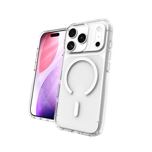 ZAGG Backcover – für Apple iPhone 17 Pro Max, MagSafe, Transparent, bis 4 m sturzsicher, kratzresistent