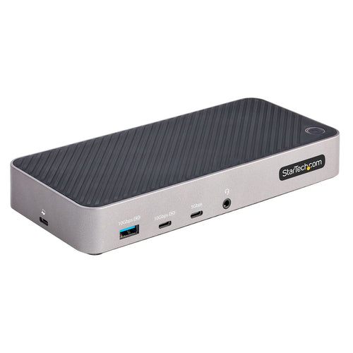 StarTech.com Dockingstation – USB-C, 2× DP, 3× HDMI, 3× USB-A, 2× USB-C, 100 W PD, GbE, für Windows/Mac