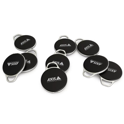Axis TA4712 RFID-Schlüsselanhänger – 13,56 MHz, 50 Stk., Schwarz/Grau, für Axis A1210, A1610, A8207-VE Mk II