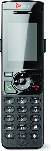 Poly VVX D230/60 – Wandhalterung, Akku, Gürtelclip, für Poly VVX D230, Schwarz