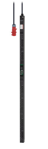 APC EasyPDU Rack-PDU Metered-by-Outlet, 0U, 3-phasig 22 kW, (18×C13 + 6×C19), 3 m – schwarz
