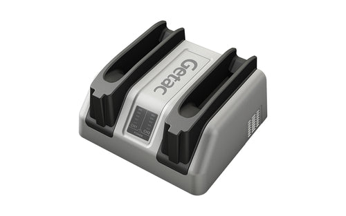 Getac S510 Dual-Bay Akku-Ladegerät – inkl. 90 W AC-Netzteil (EU-Stecker)