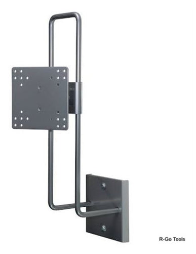 R-Go Tools Steel Up & Down – Wandhalterung, bis 27", VESA 75 × 75/100 × 100 mm, 10 kg, höhenverstellbar