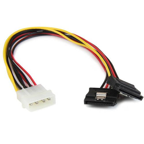 StarTech.com LP4–2× SATA Stromkabel – Molex (4‑pin)–2× SATA 15‑Pin, 0,304 m