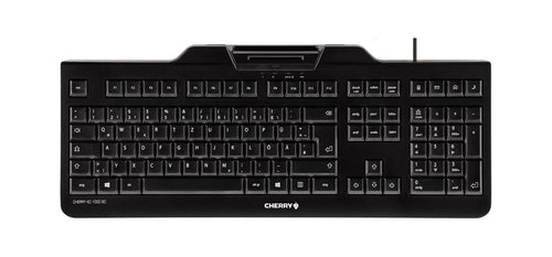 CHERRY KC 1000 SC – Tastatur, kabelgebunden (USB-A), ES-Layout (ES) – für Windows, macOS & Linux