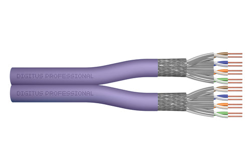 Digitus Netzwerkkabel – 500 m, Violett, Duplex
